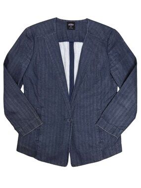 KATE SPADE SATURDAY Jean Jacket Business Casual Denim Blazer Coat Womens Small